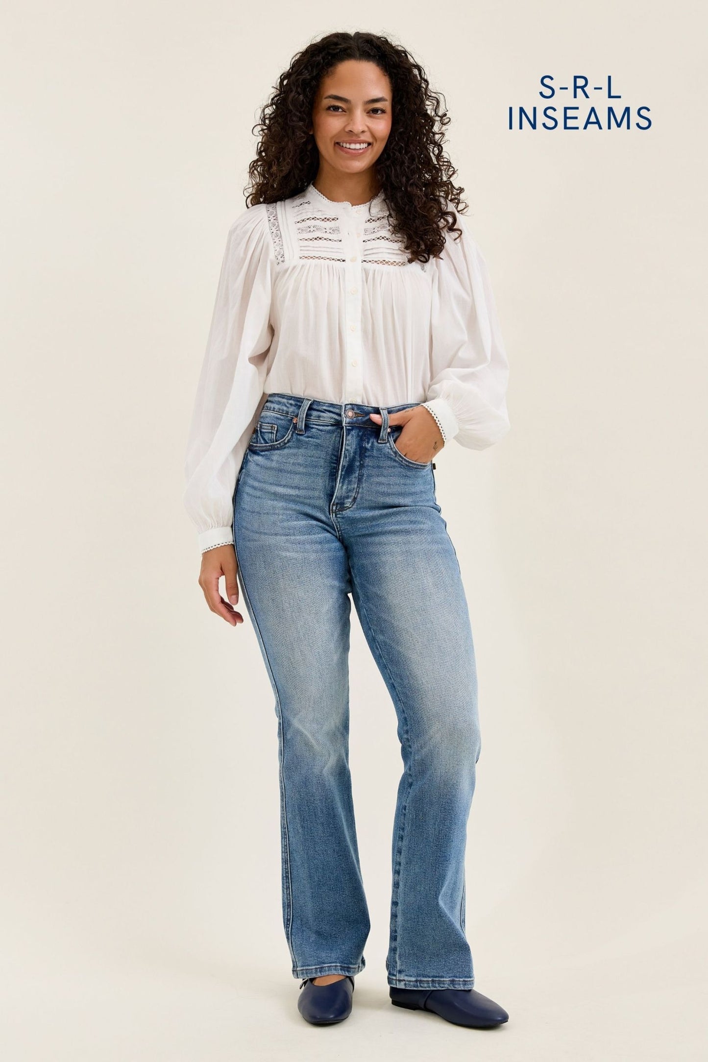 DAISY Bootcut MD Instant Classic Indigo (Long Inseam)