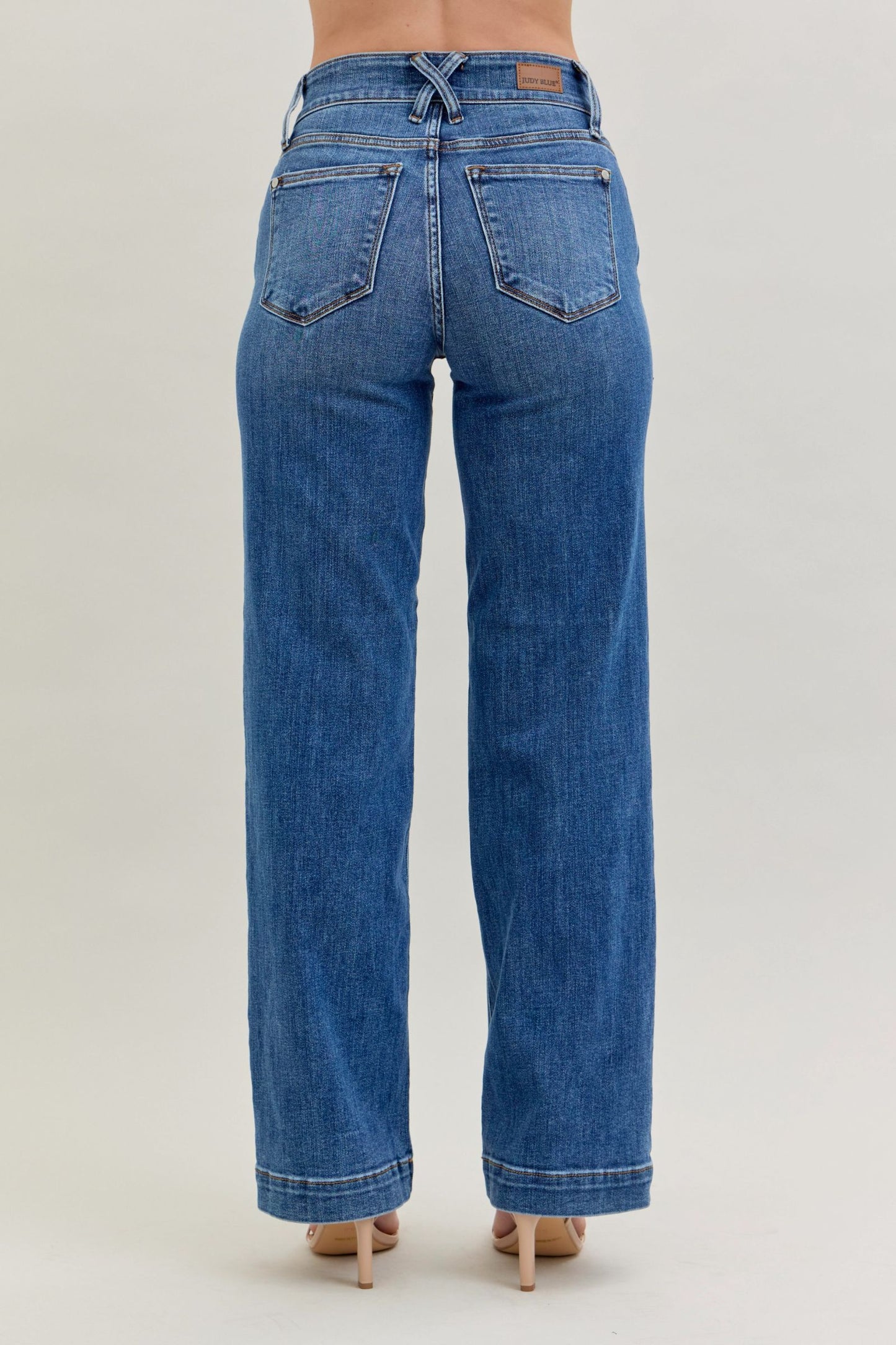 Double Button Wide Leg Judy Blue