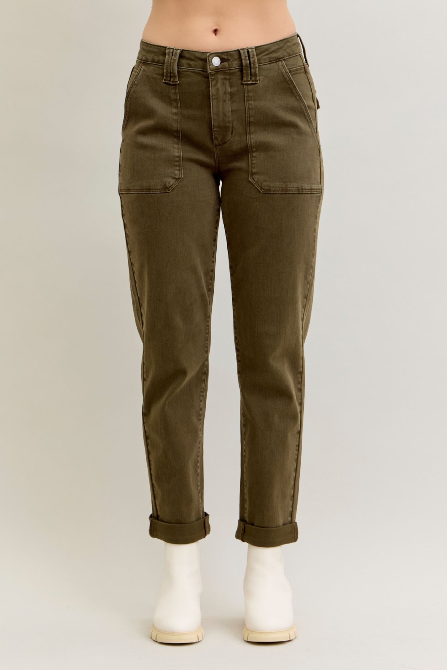 Aurora Weekender Garment Dyed Cuffed Judy Blue