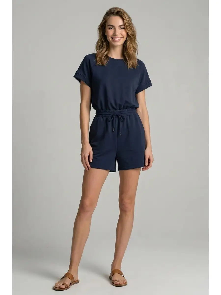 Buttery Soft Brushed Modal Back-Cutout Romper ✨