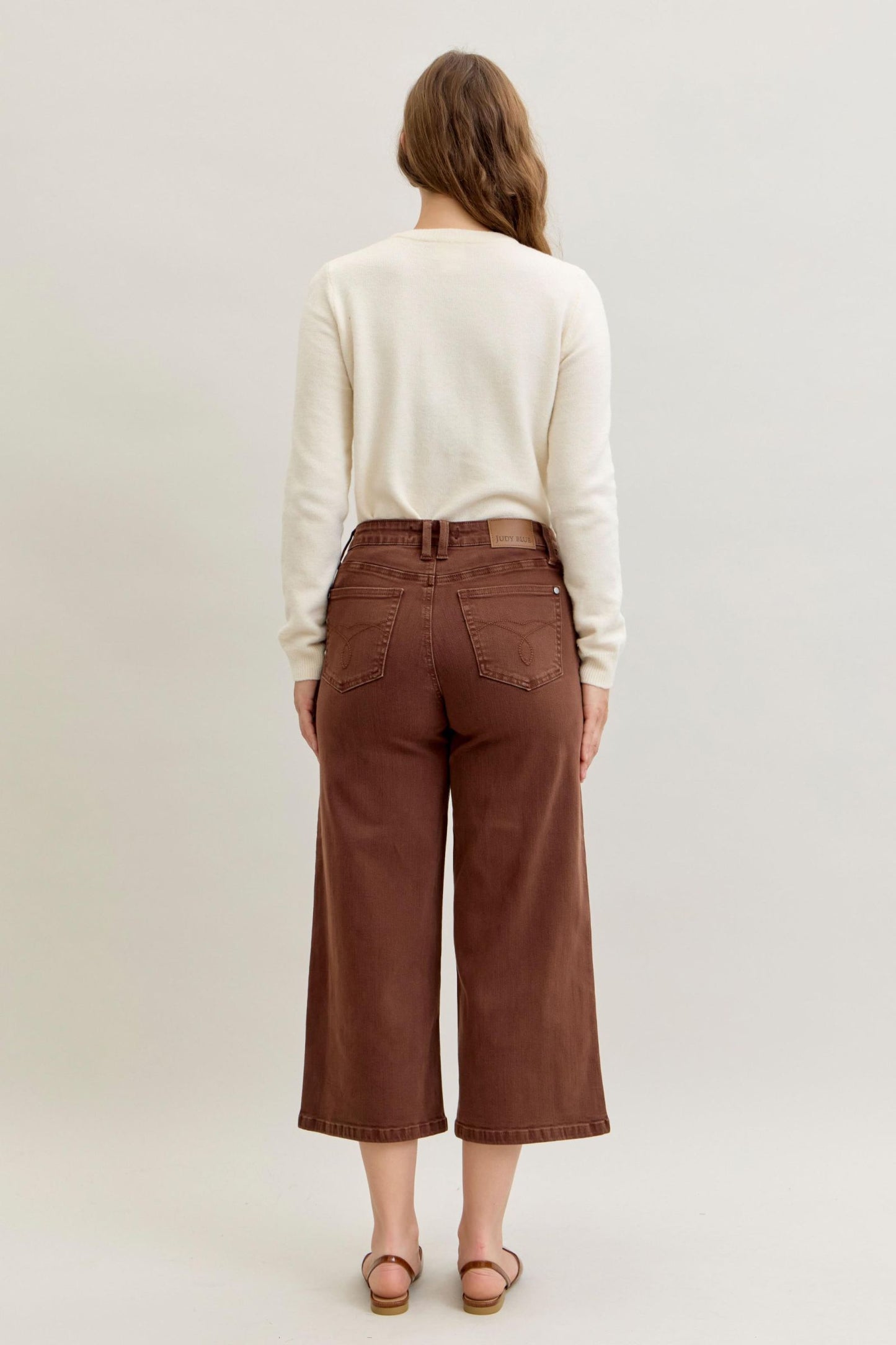 Wide Crop Garment Dyed Utility Judy Blue