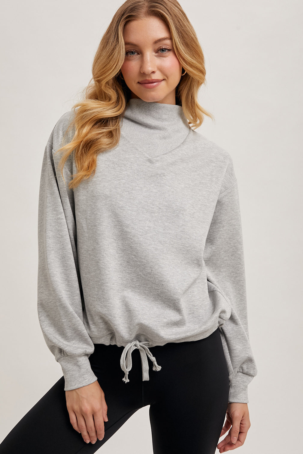 Drawstring Knit Pullover š©¶