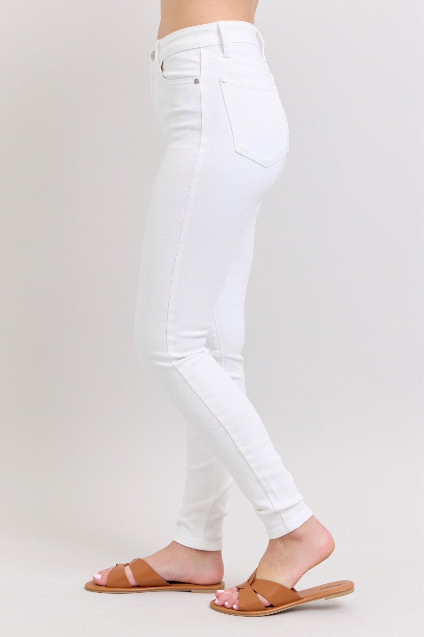 Sunny Day White Skinny Judy Blue ☀️