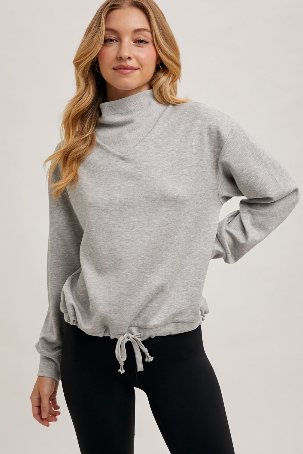 Drawstring Knit Pullover š©¶