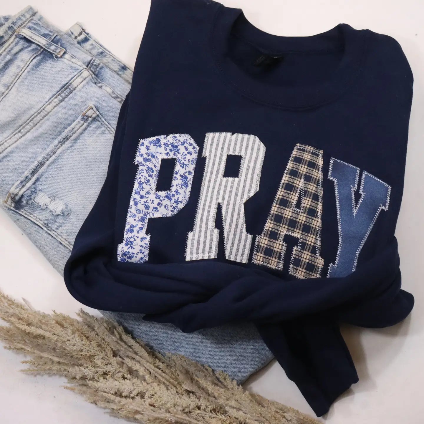 Navy Pray Sweatshirt π