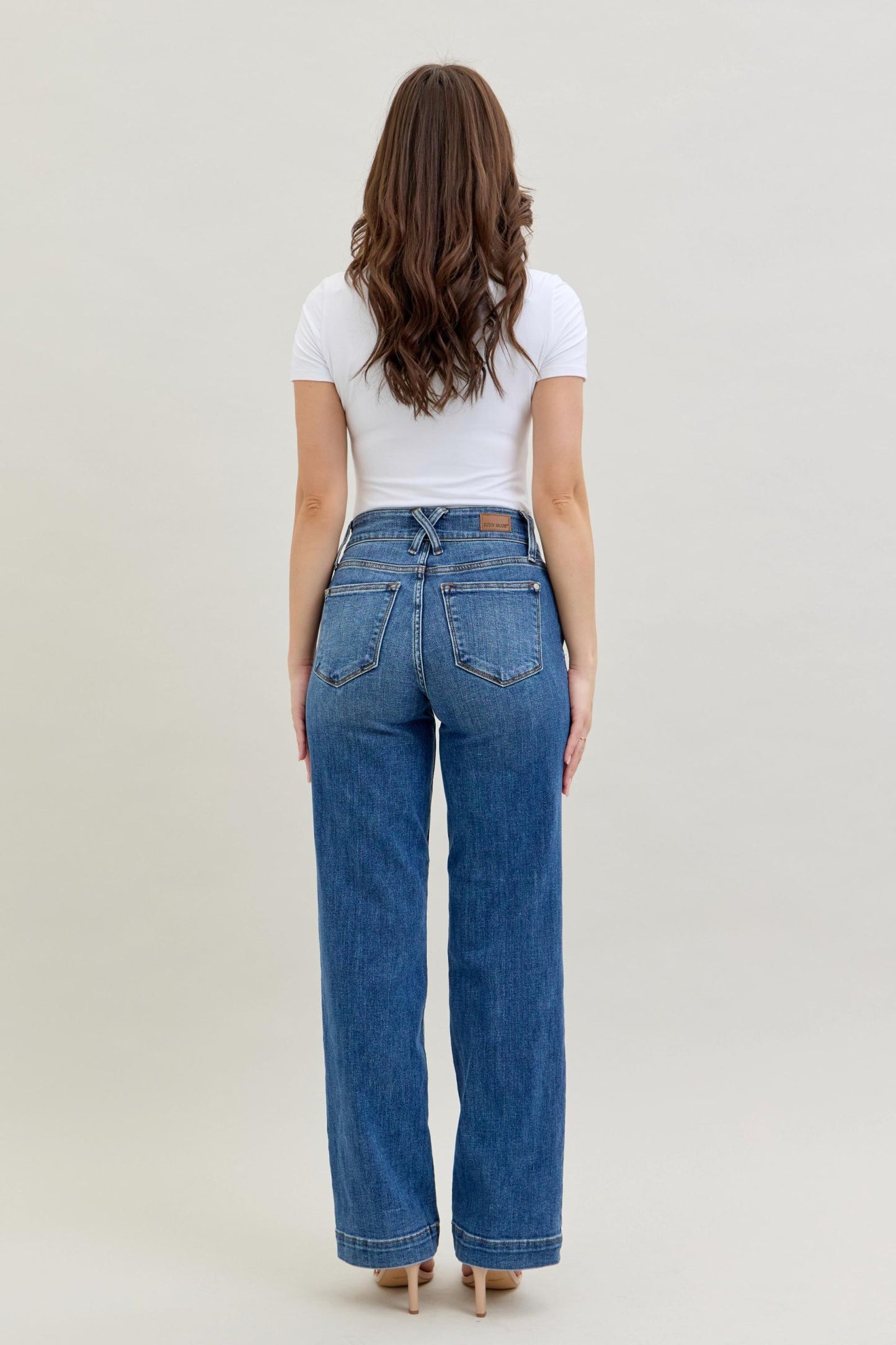 Double Button Wide Leg Judy Blue