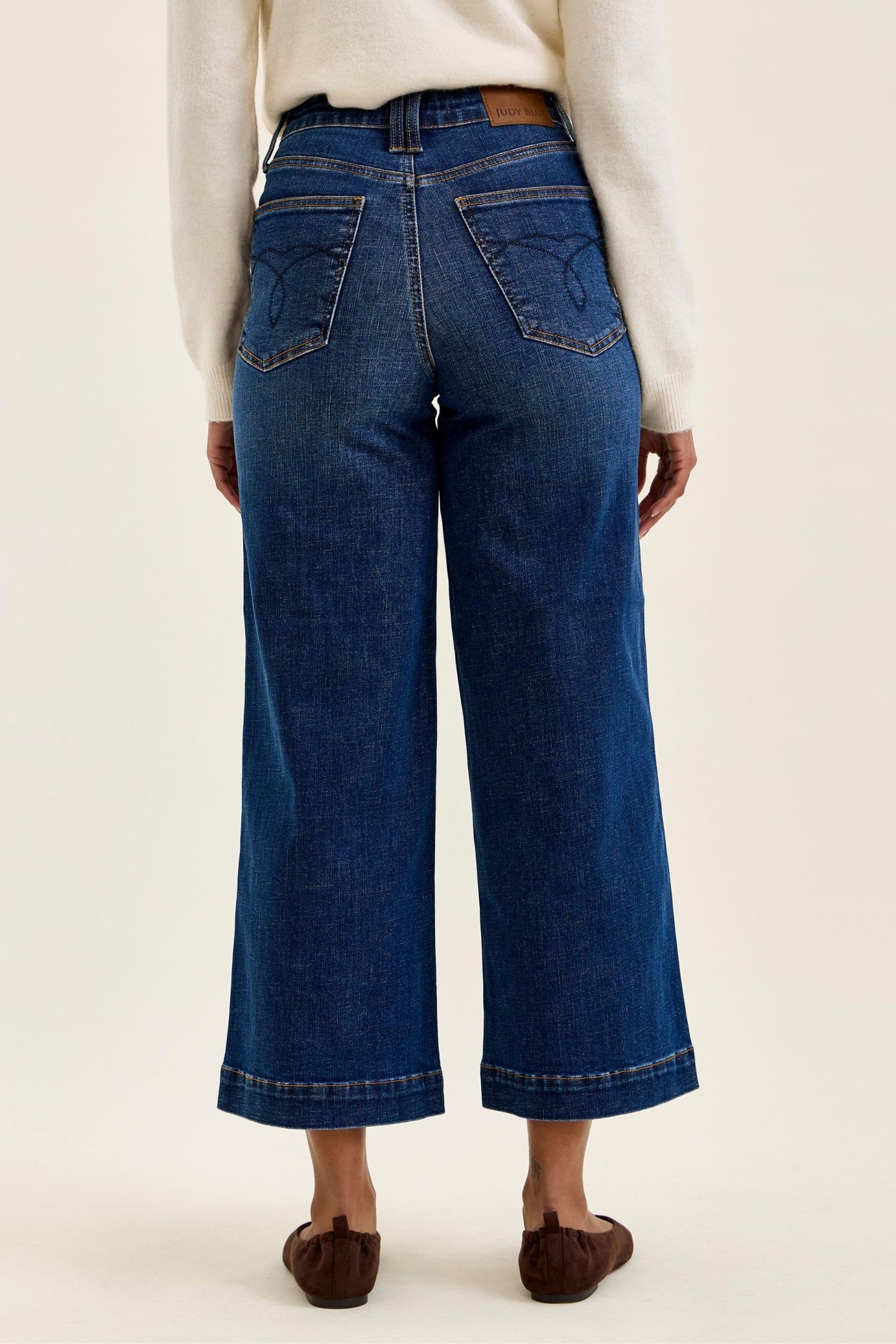 T.C CLAUDIA Ankle Wide DK Deep Indigo Judy Blue
