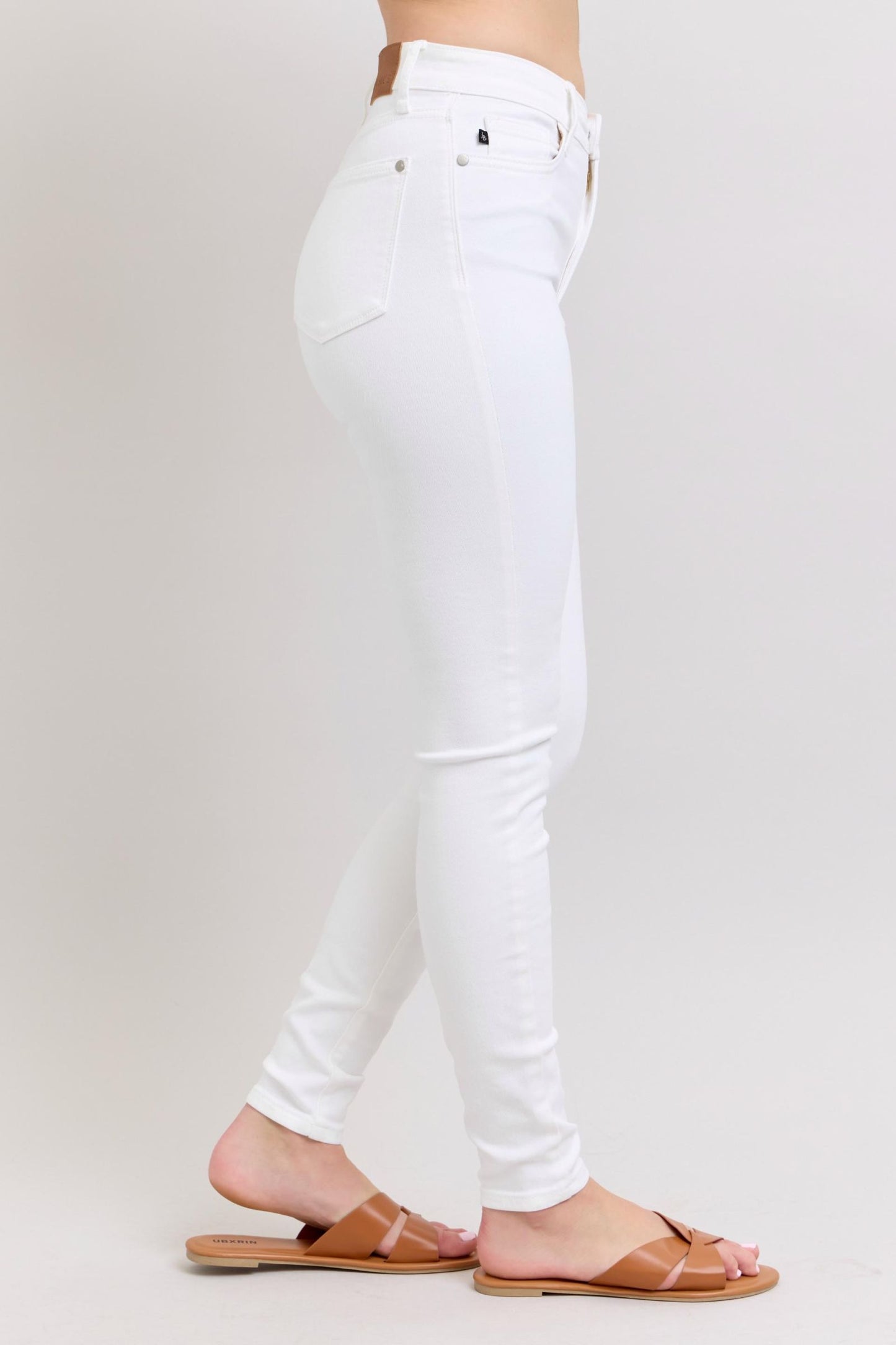 Sunny Day White Skinny Judy Blue ☀️