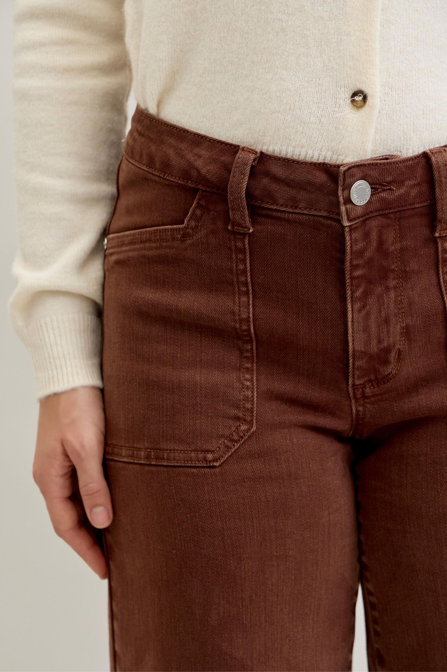 Wide Crop Garment Dyed Utility Judy Blue