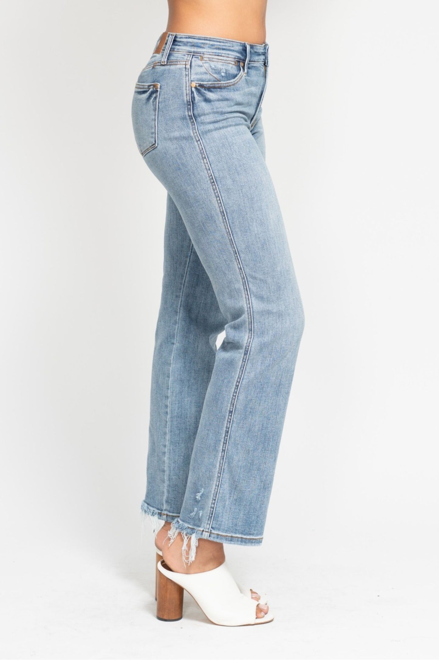 Yoke Cell Phone Pocket Dad Jean Judy Blue