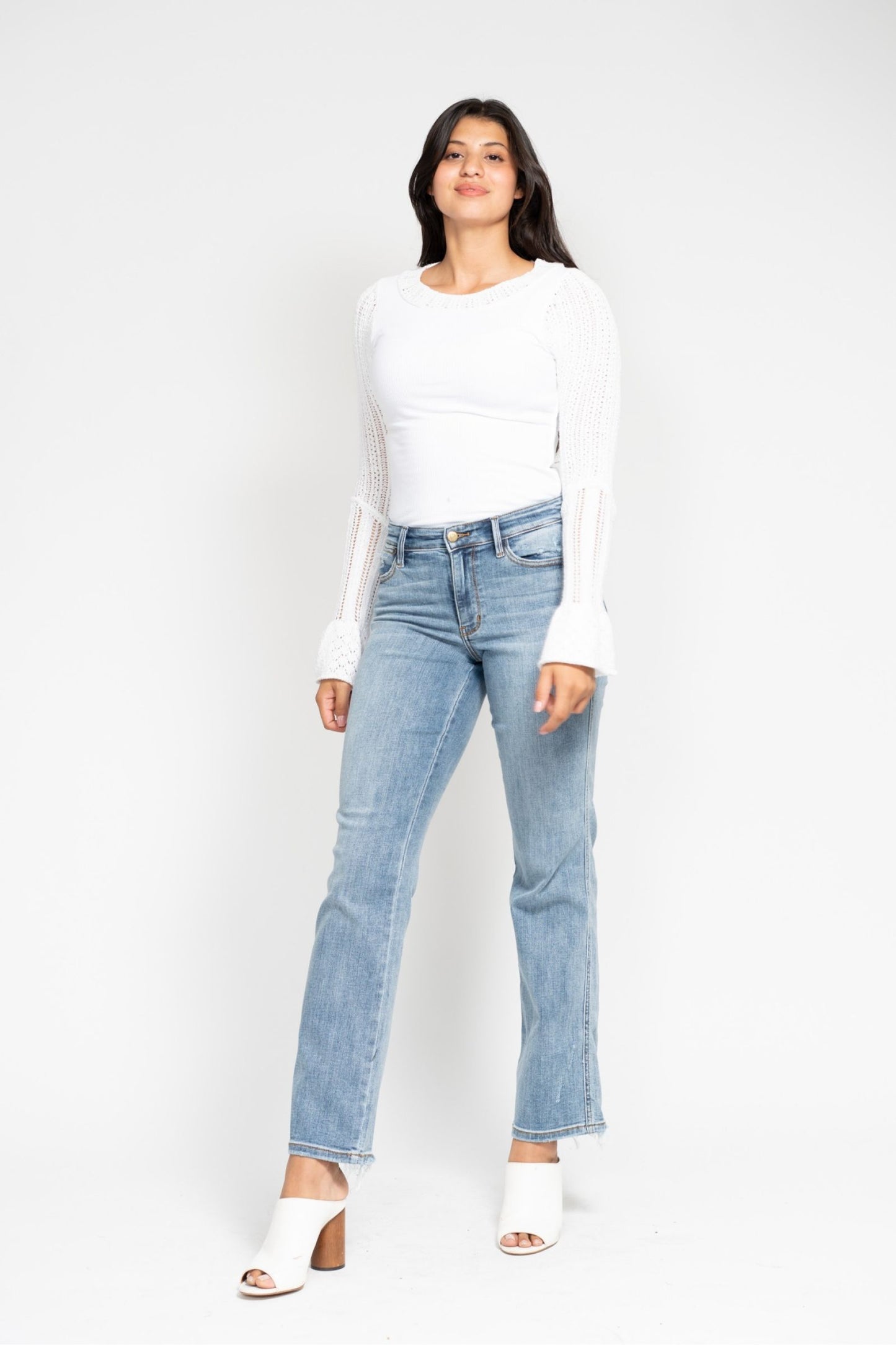 Yoke Cell Phone Pocket Dad Jean Judy Blue