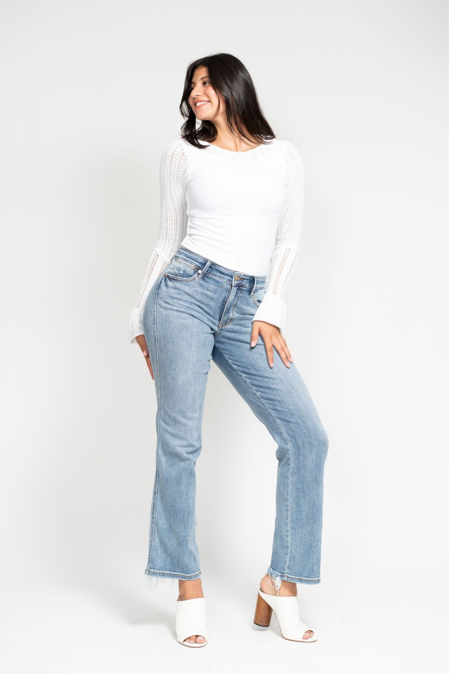 Yoke Cell Phone Pocket Dad Jean Judy Blue