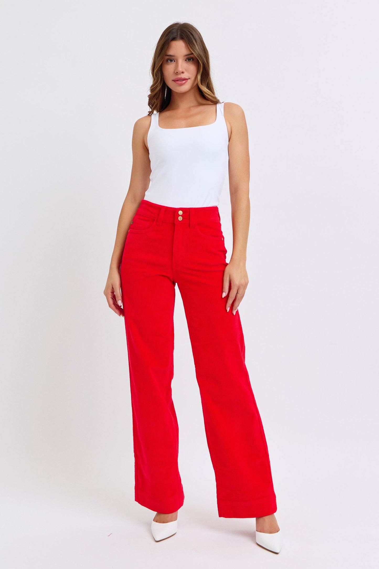 Ruby Corduroy Trouser Wide Judy Blue ❤️✨