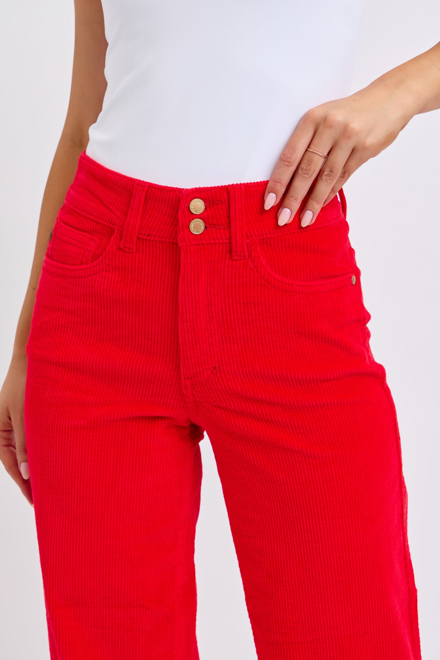 Ruby Corduroy Trouser Wide Judy Blue ❤️✨