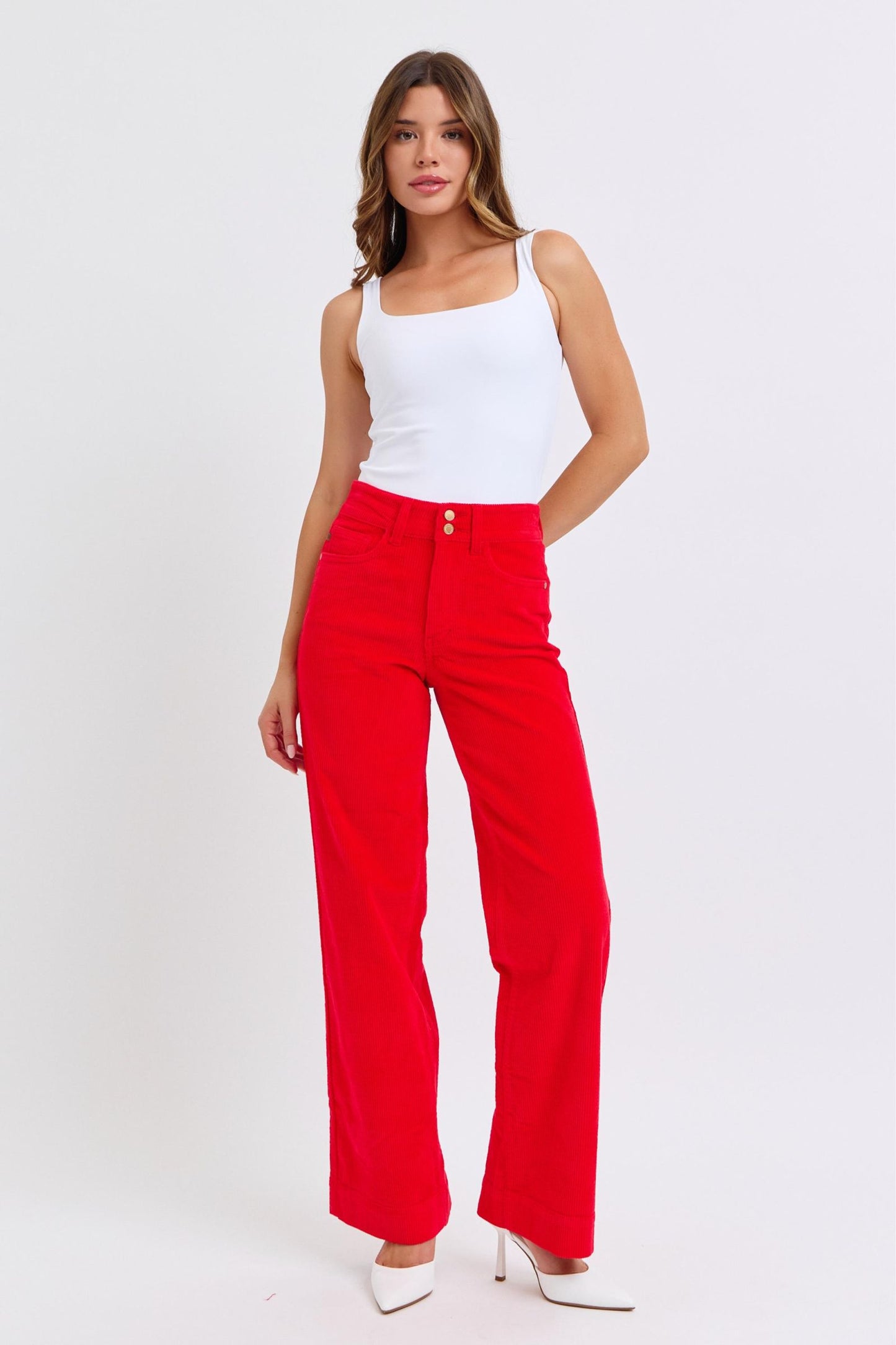 Ruby Corduroy Trouser Wide Judy Blue ❤️✨