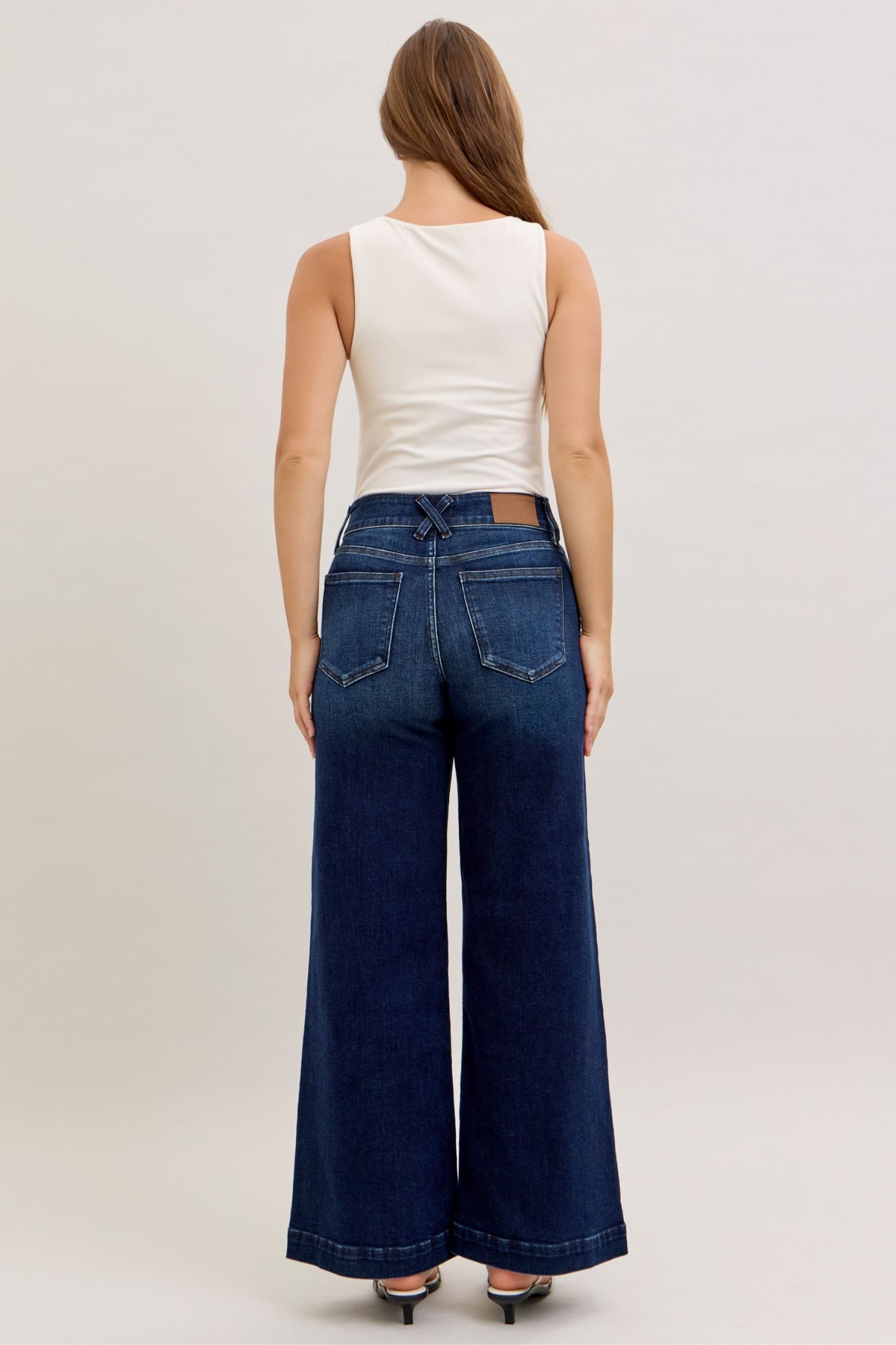 Trouser Wide Leg Judy Blue (Short Inseam)