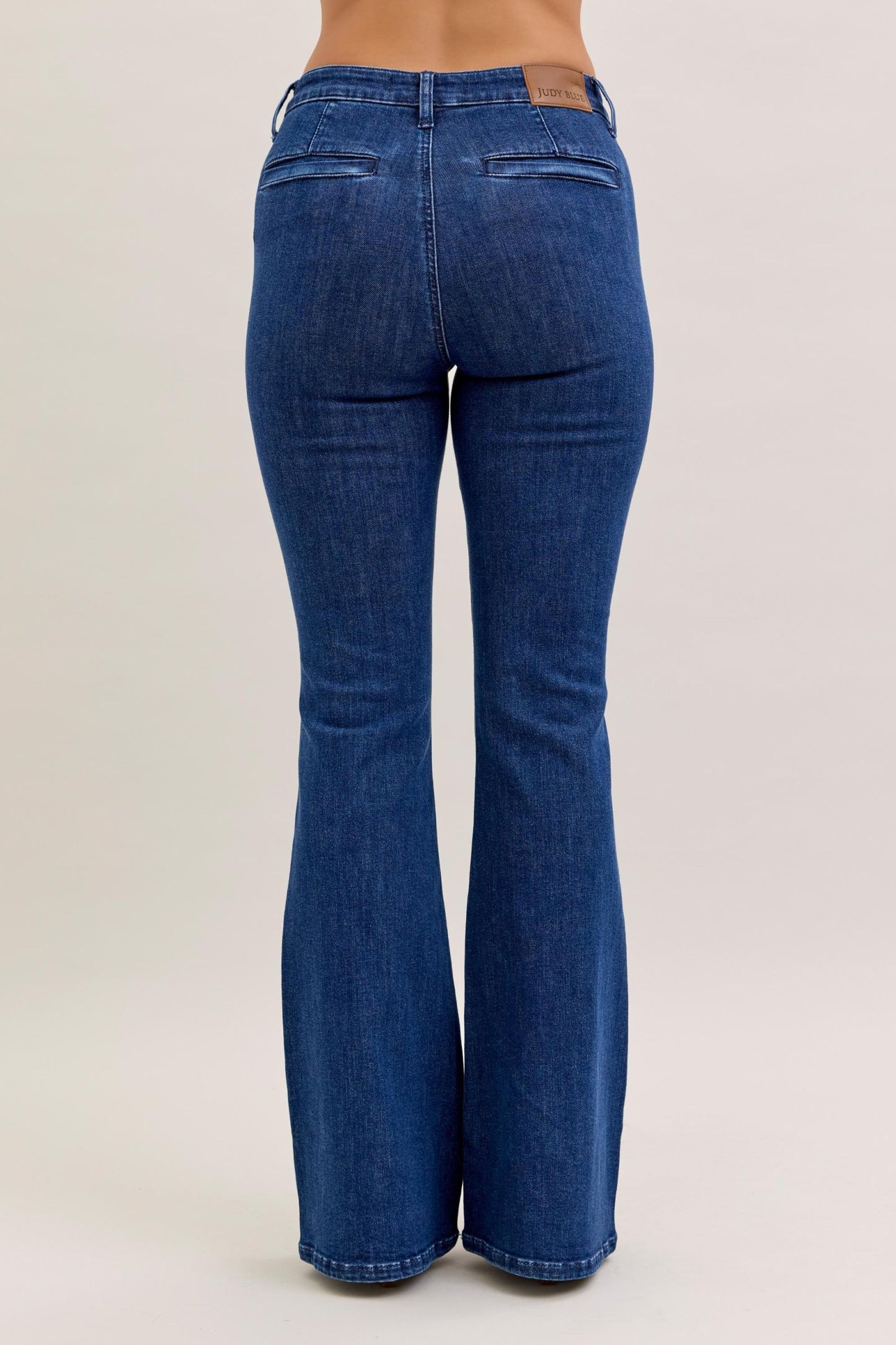 Judy Blue Flare With Patch Pockets