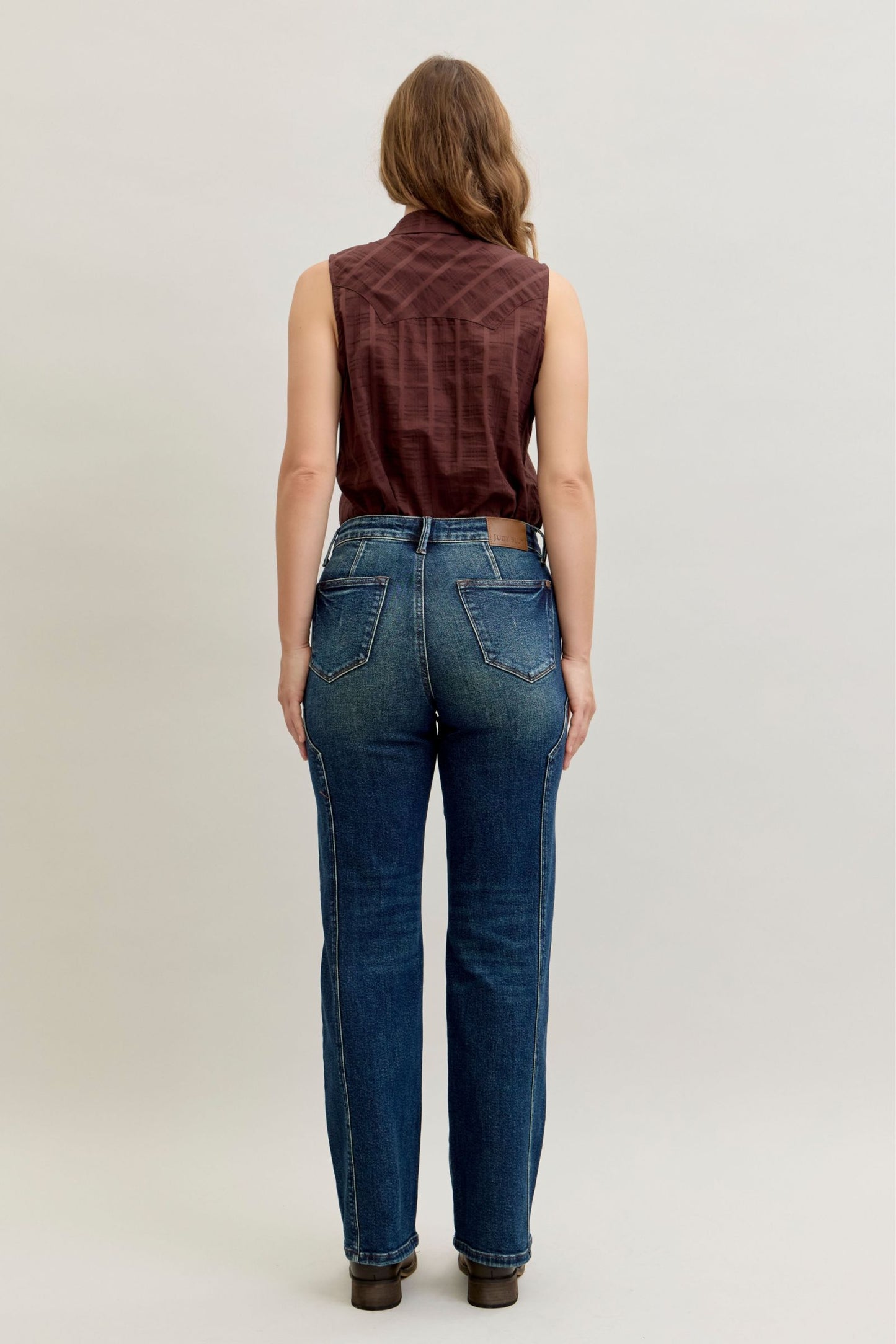 Straight Western Seam Detail Judy Blue