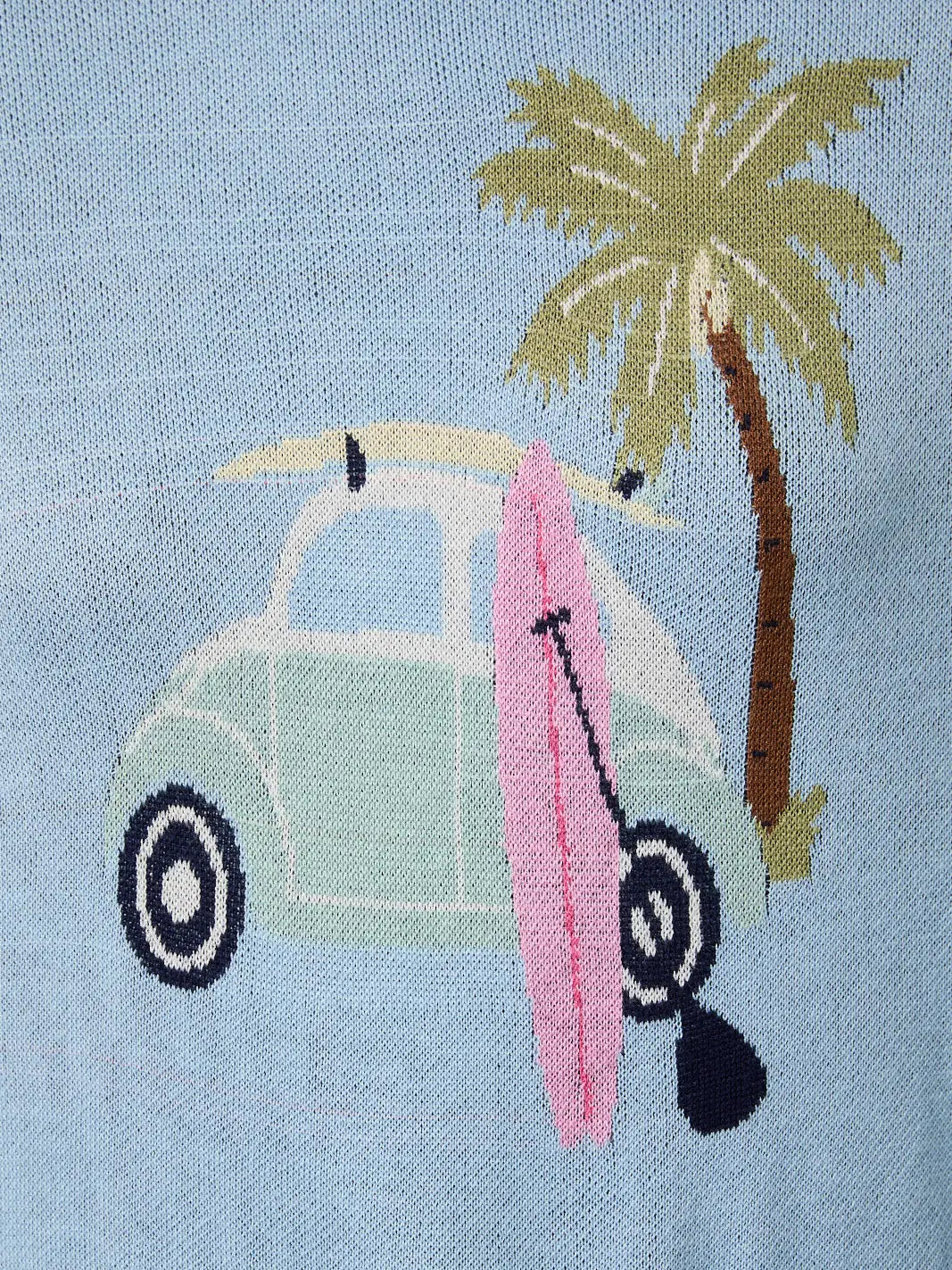 Surf Car Graphic Sweater