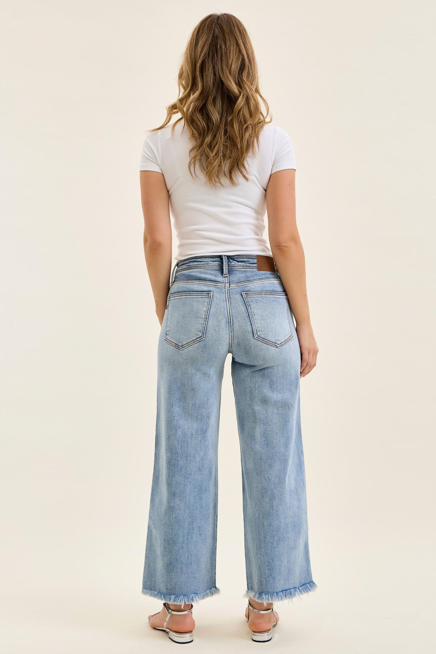 Ankle Wide Leg + Hollywood WB + Fray Hem Judy Blue