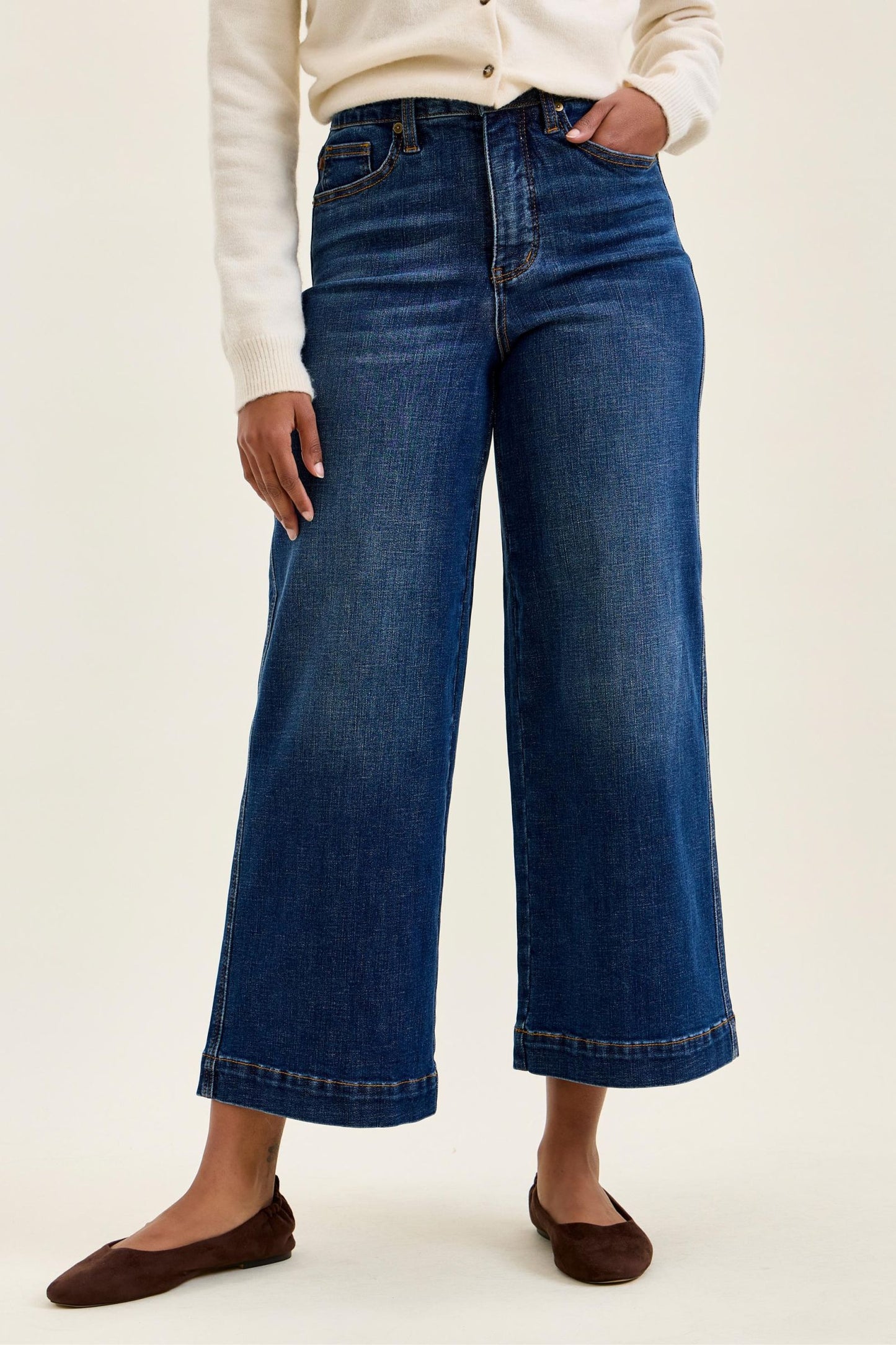 T.C CLAUDIA Ankle Wide DK Deep Indigo Judy Blue