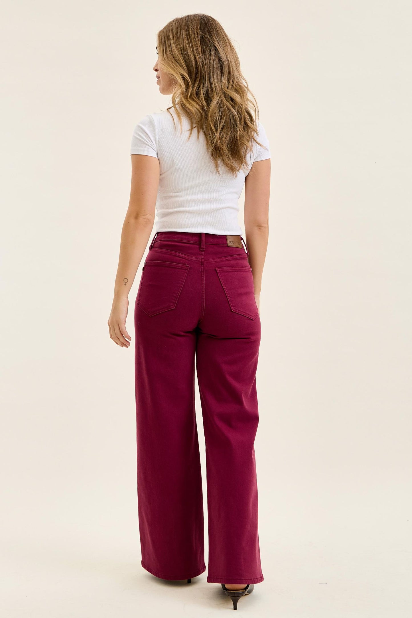 Retro Wide Boysenberry Judy Blue