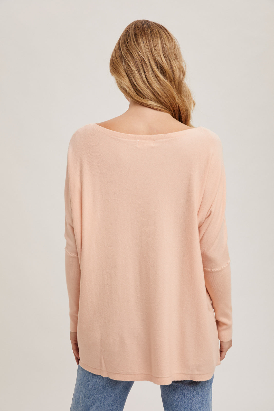 Flowy Boatneck Dolman Tunic 🧡