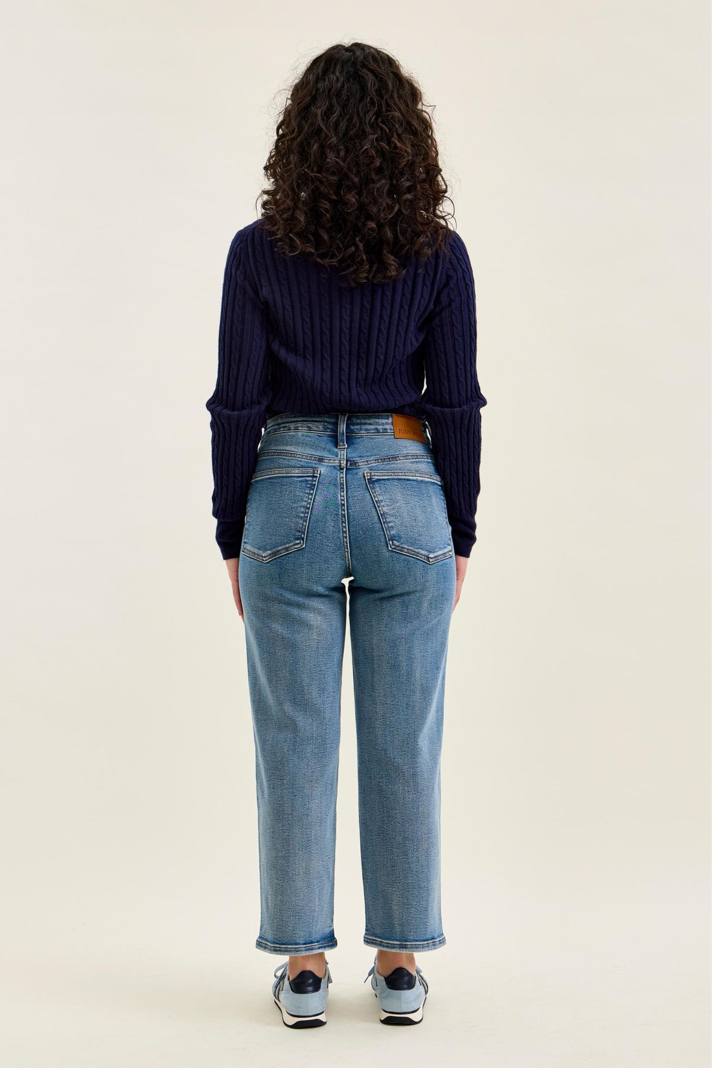 Petite PEGGY Ankle Straight Break Through Blue Judy Blue