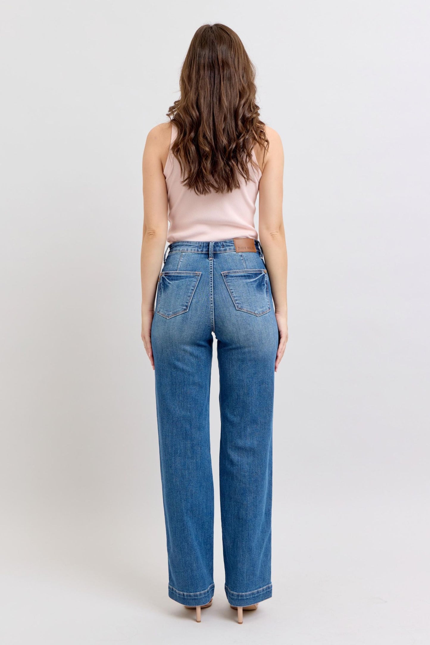 Contrast Thread Straight Judy Blue