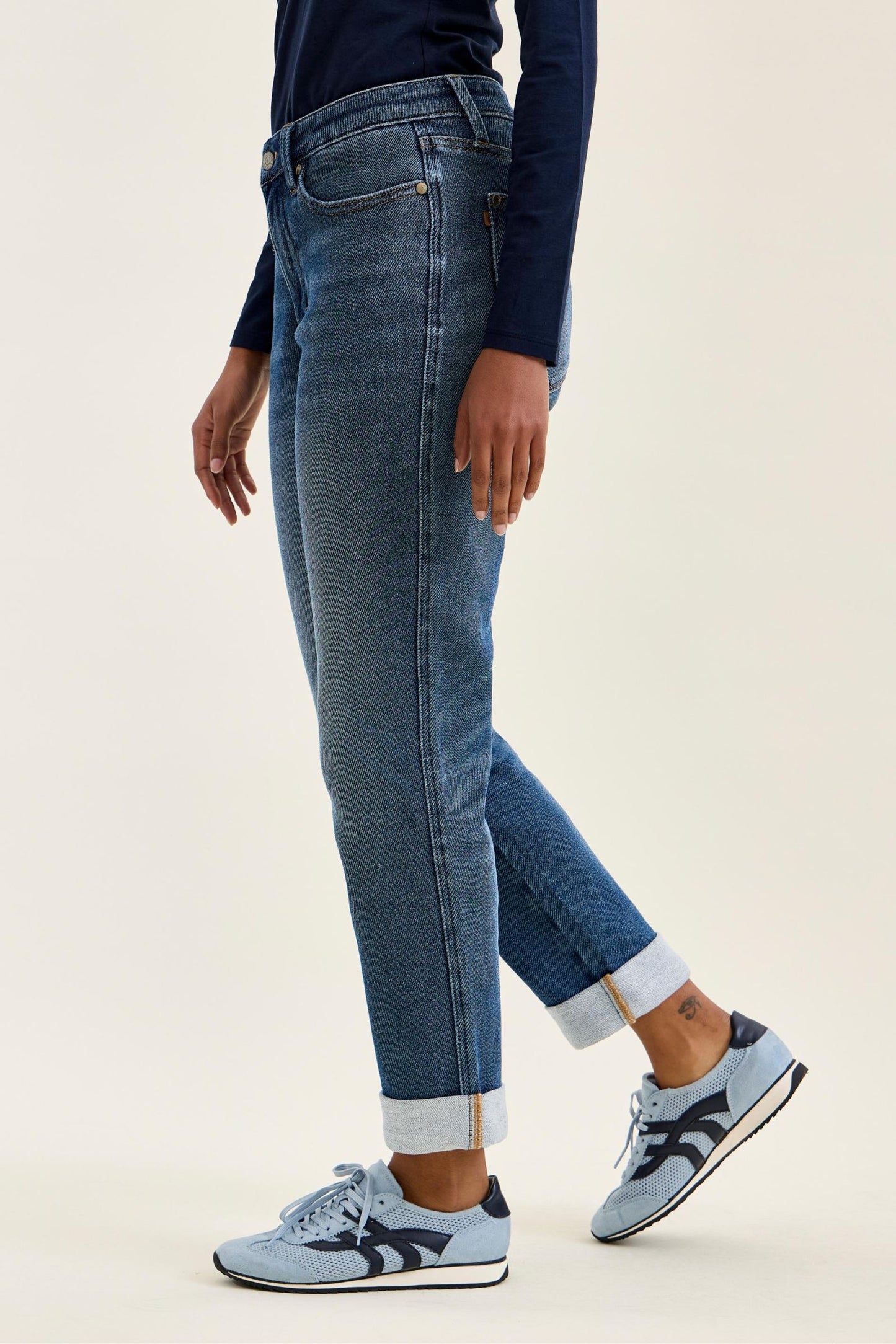 BILLIE Boyfriend Cozy Indigo Judy Blue (Denim meets Loungewear!)
