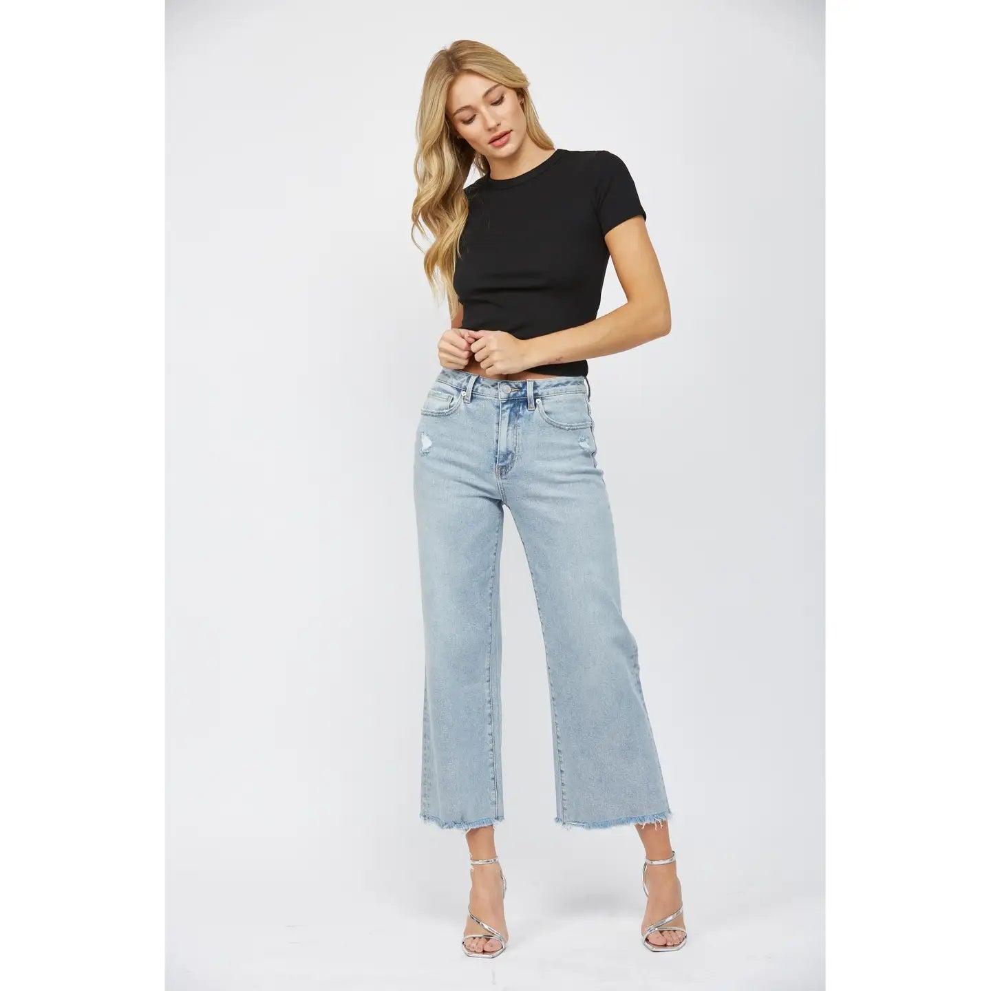 Mica High Rise Ankle Wide Leg