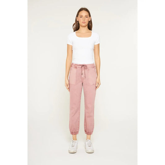 Mica High Rise Jogger (Pink)