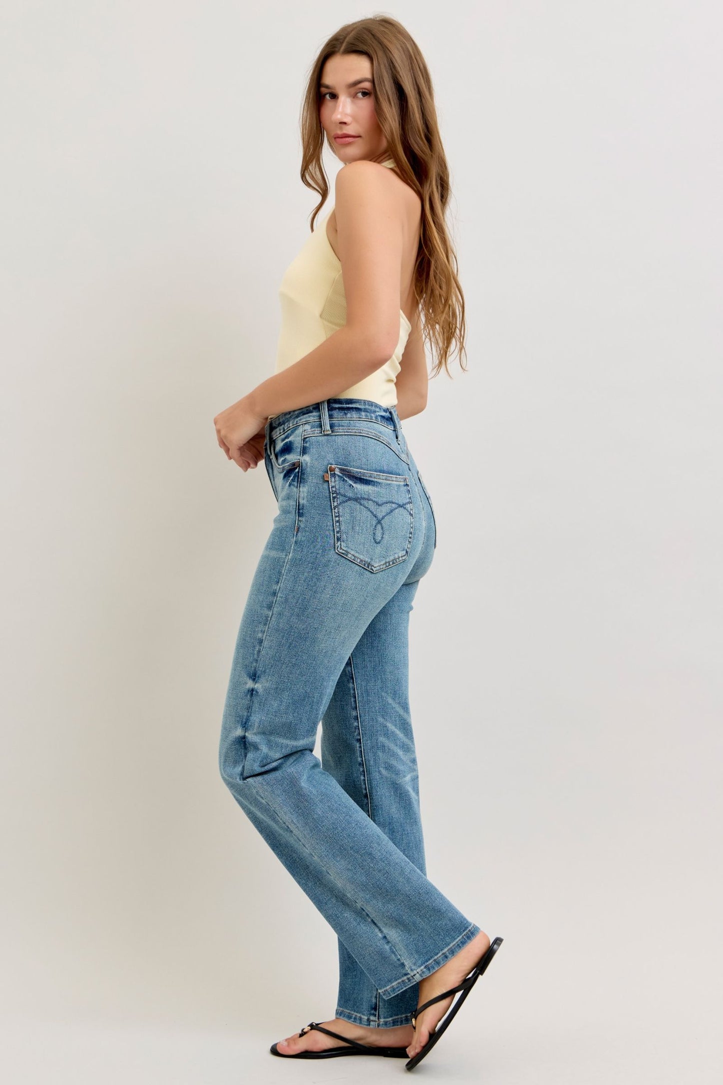 Tummy Control Slim Straight Judy Blue