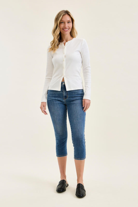 Midrise Capri Judy Blue