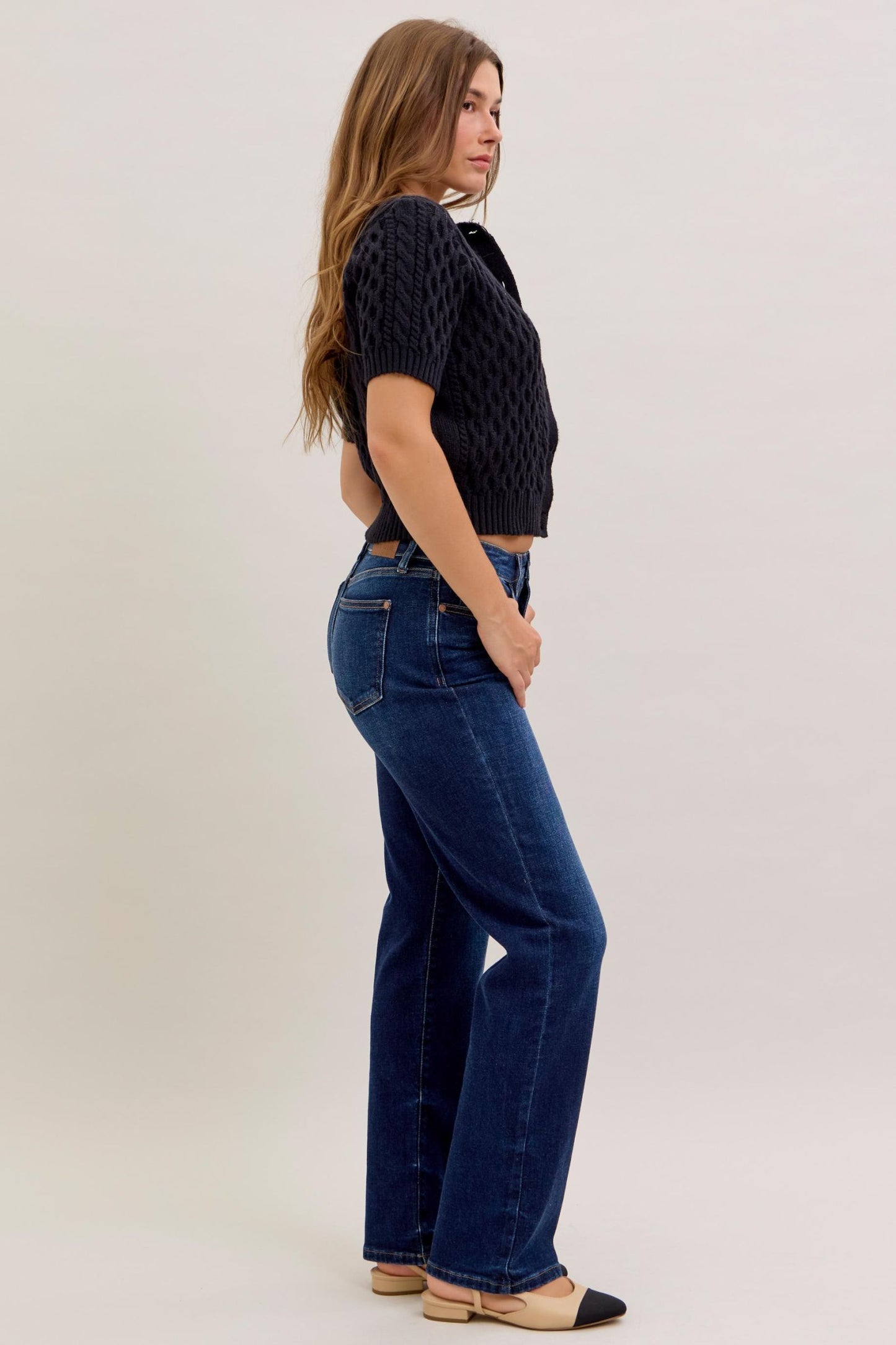 Midrise Straight Judy Blue (Regular Inseam)