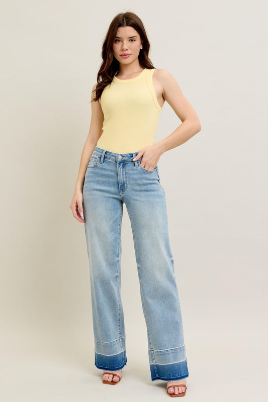 Release Hem Wide Leg Judy Blue 👖