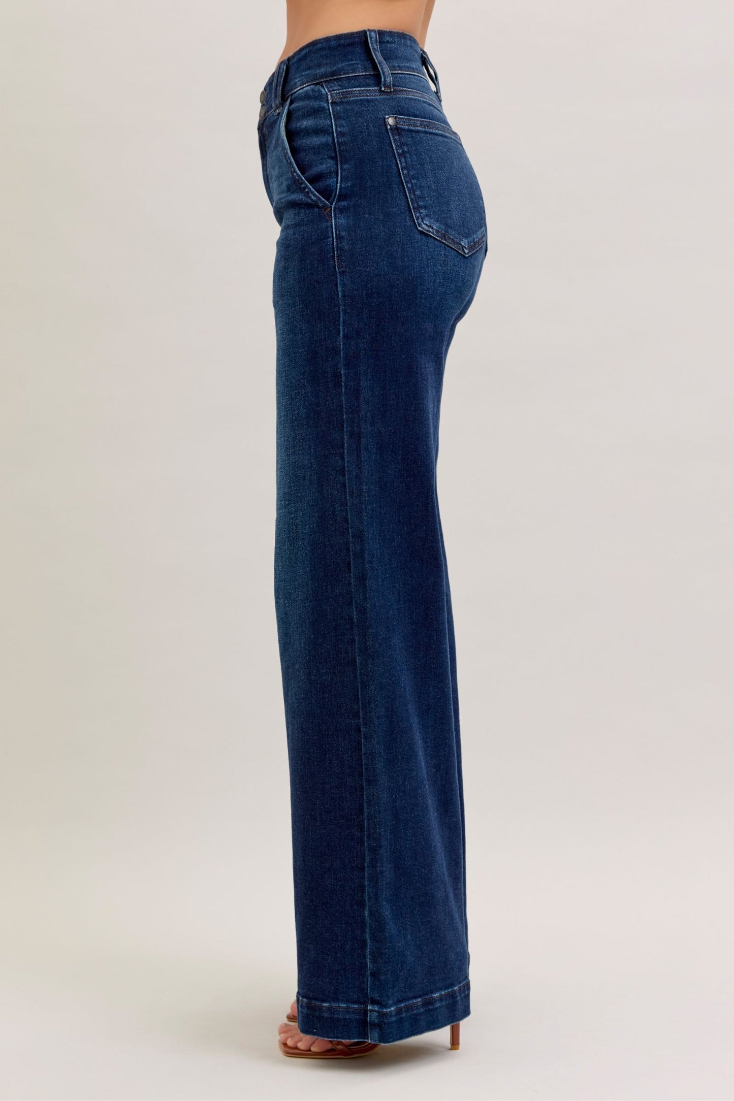 Trouser Wide Leg Judy Blue (Regular Inseam)
