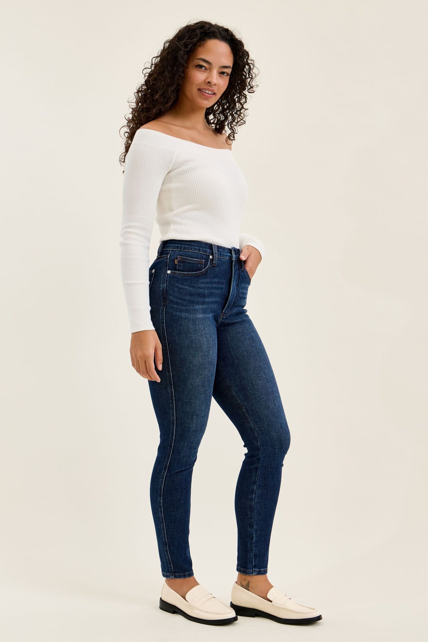 SIENNA Skinny w/ Bandana Loop Judy Blue
