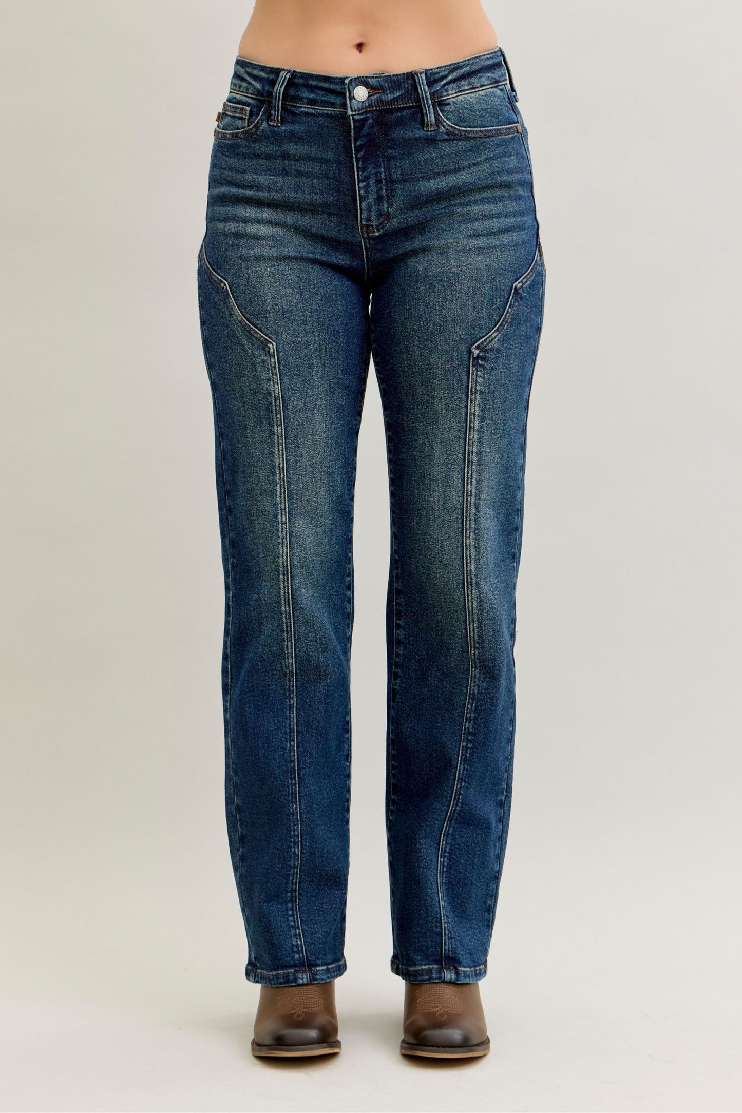 Straight Western Seam Detail Judy Blue