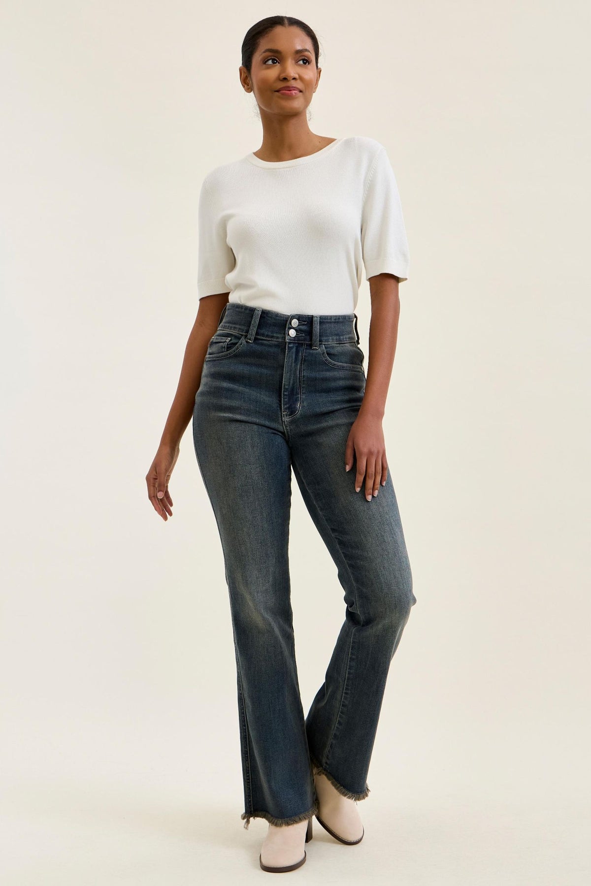 Daisy Bootcut Double Button Vintage Judy Blue