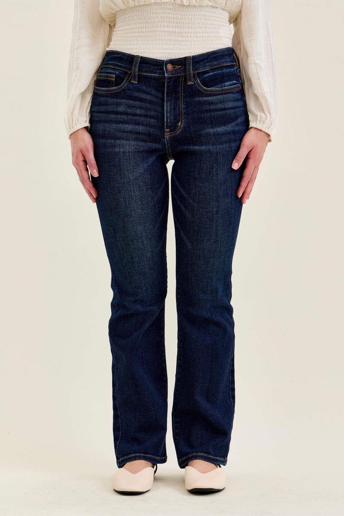 Petite Dark Wash Bootcut Judy Blue