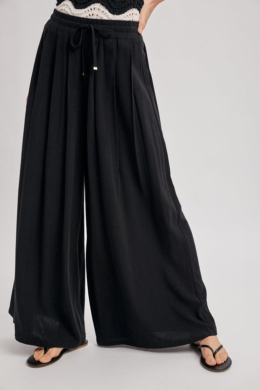 Drawstring Palazzo Pants 🖤
