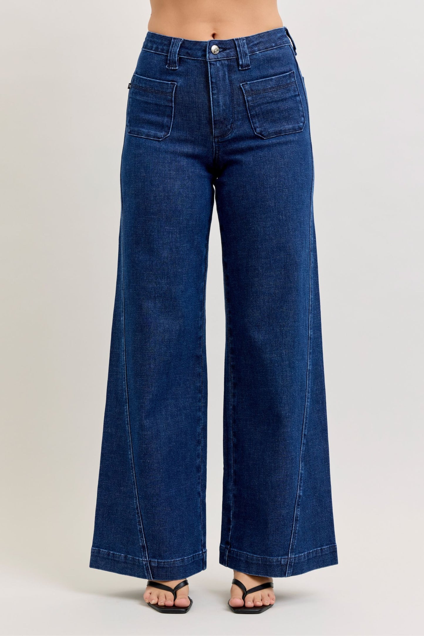 Retro Wide W/ Patch Pkts & Twisted Seam Judy Blue