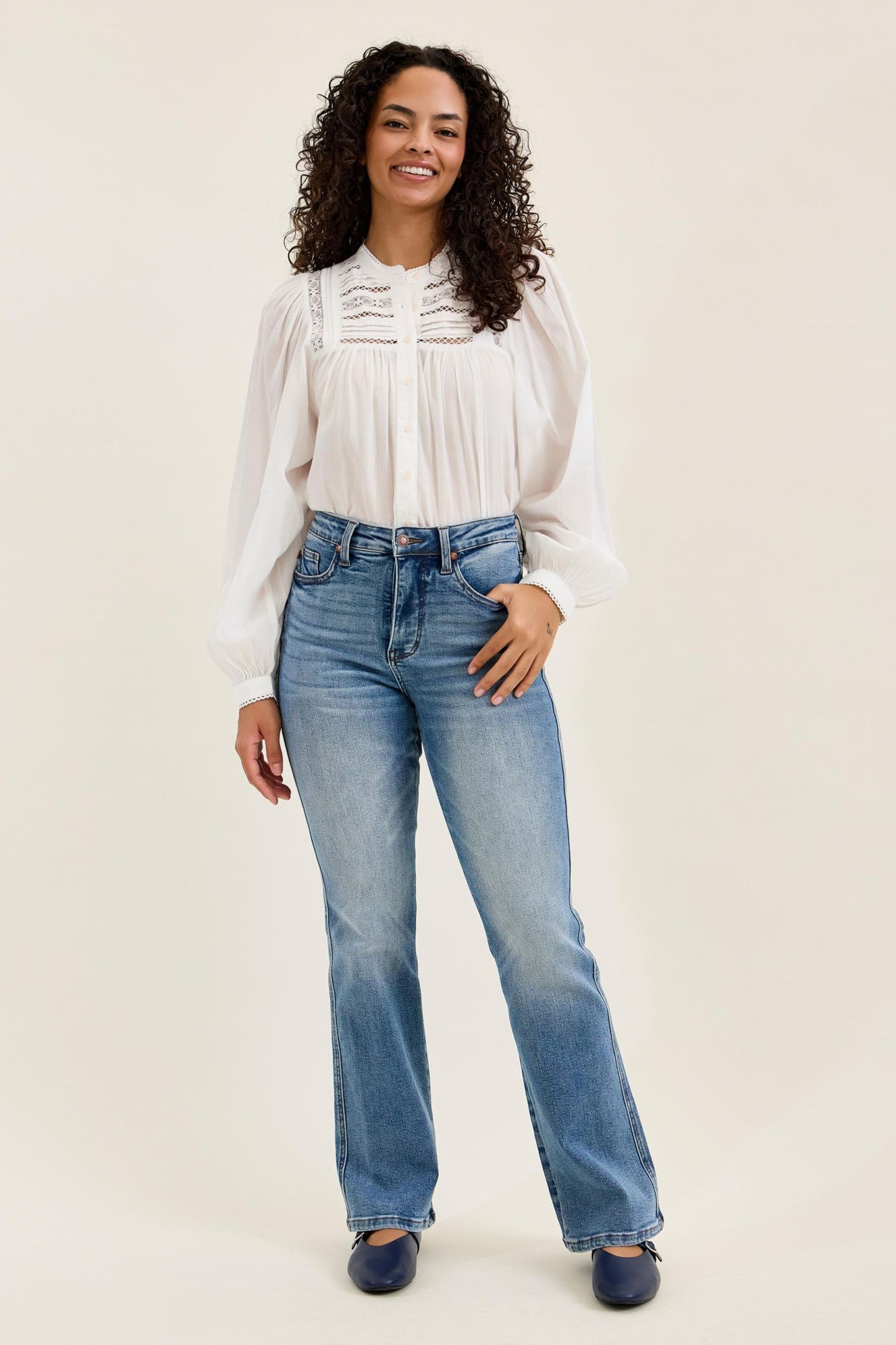 DAISY Bootcut MD Instant Classic Indigo (Long Inseam)
