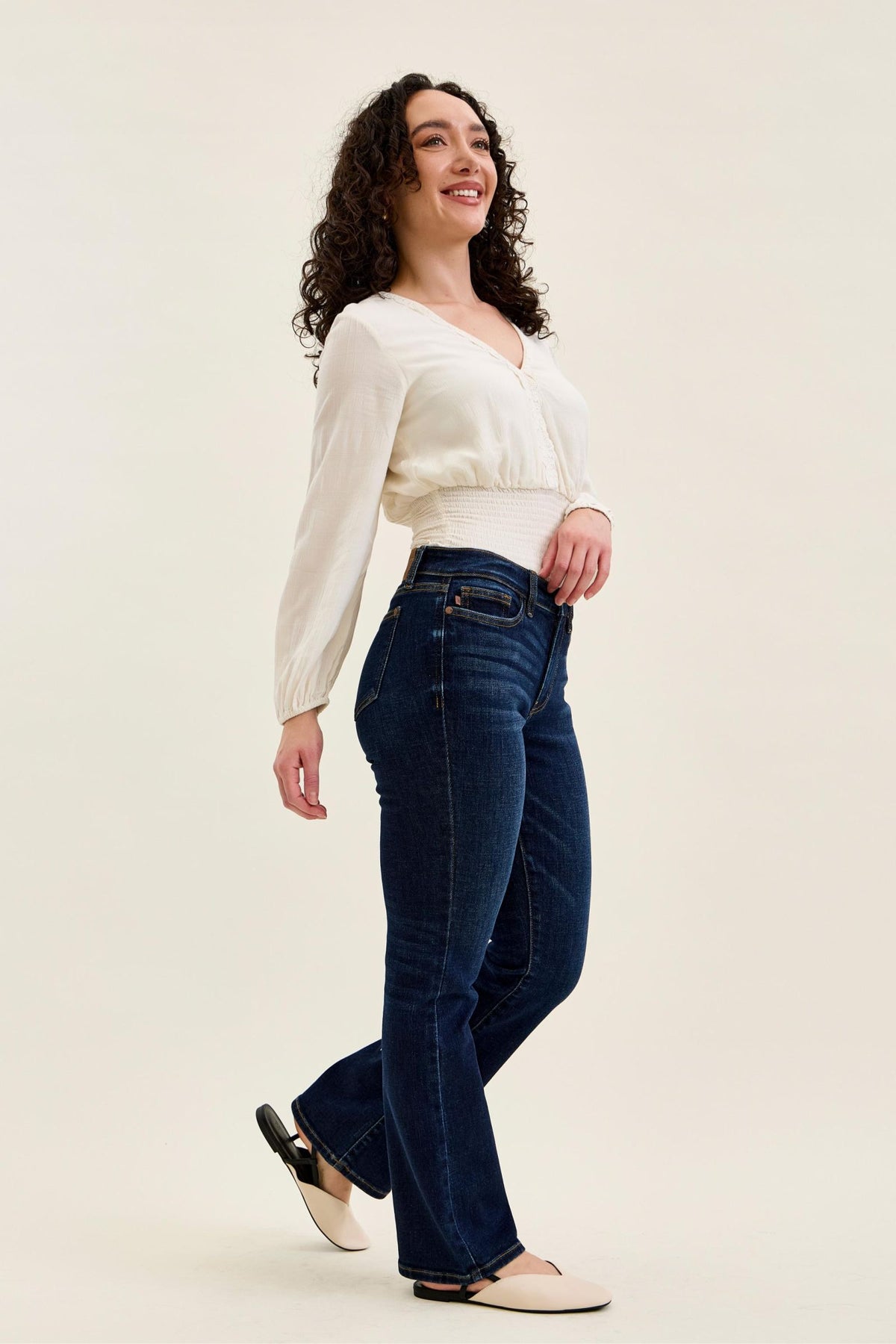 Petite Dark Wash Bootcut Judy Blue