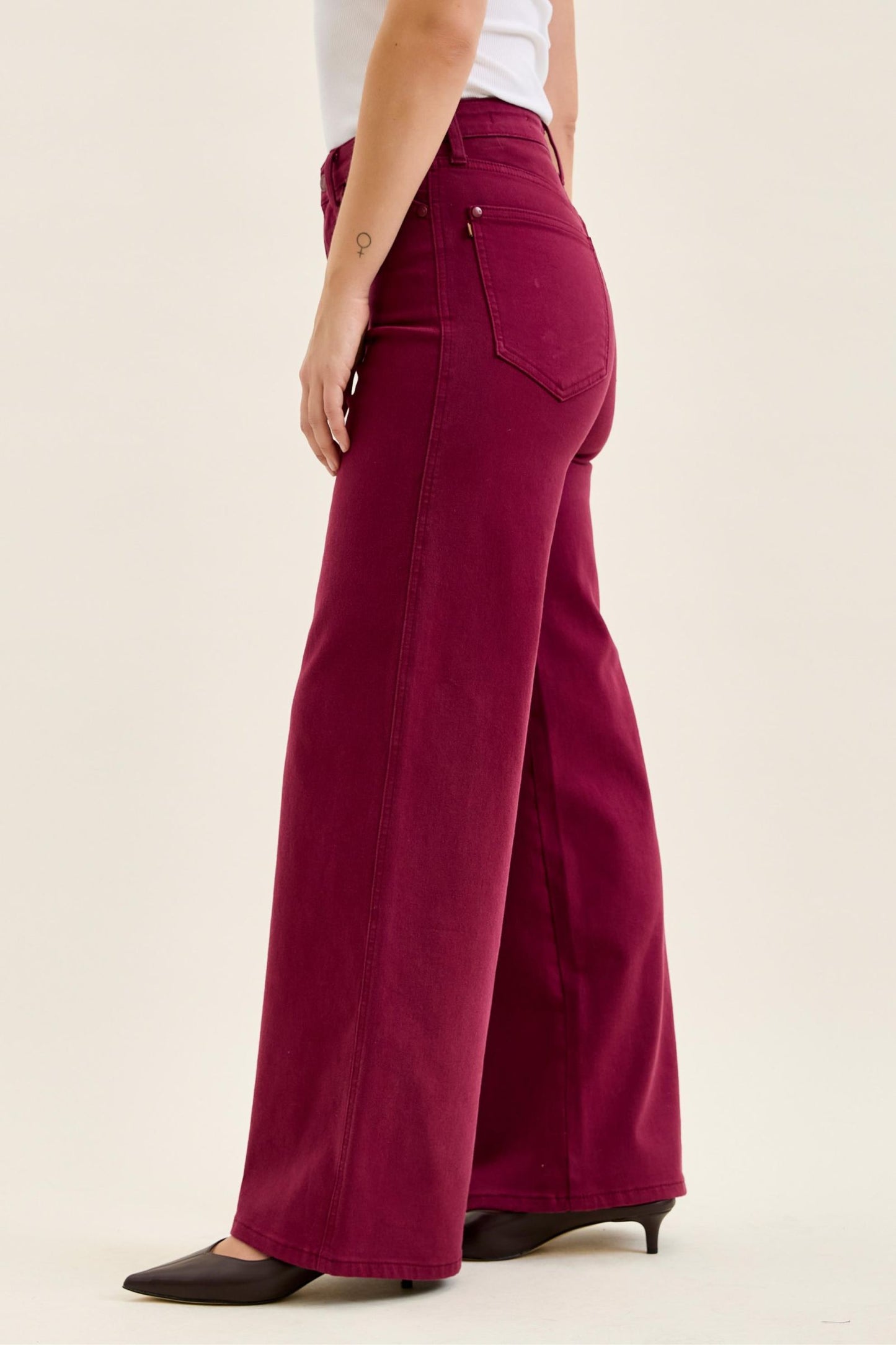 Retro Wide Boysenberry Judy Blue