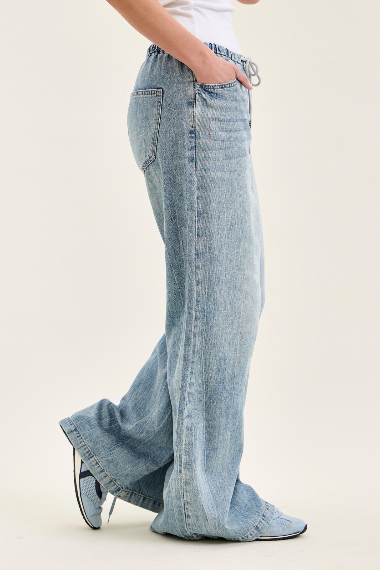 Palazzo Featherweight w/ Drawcord Judy Blue