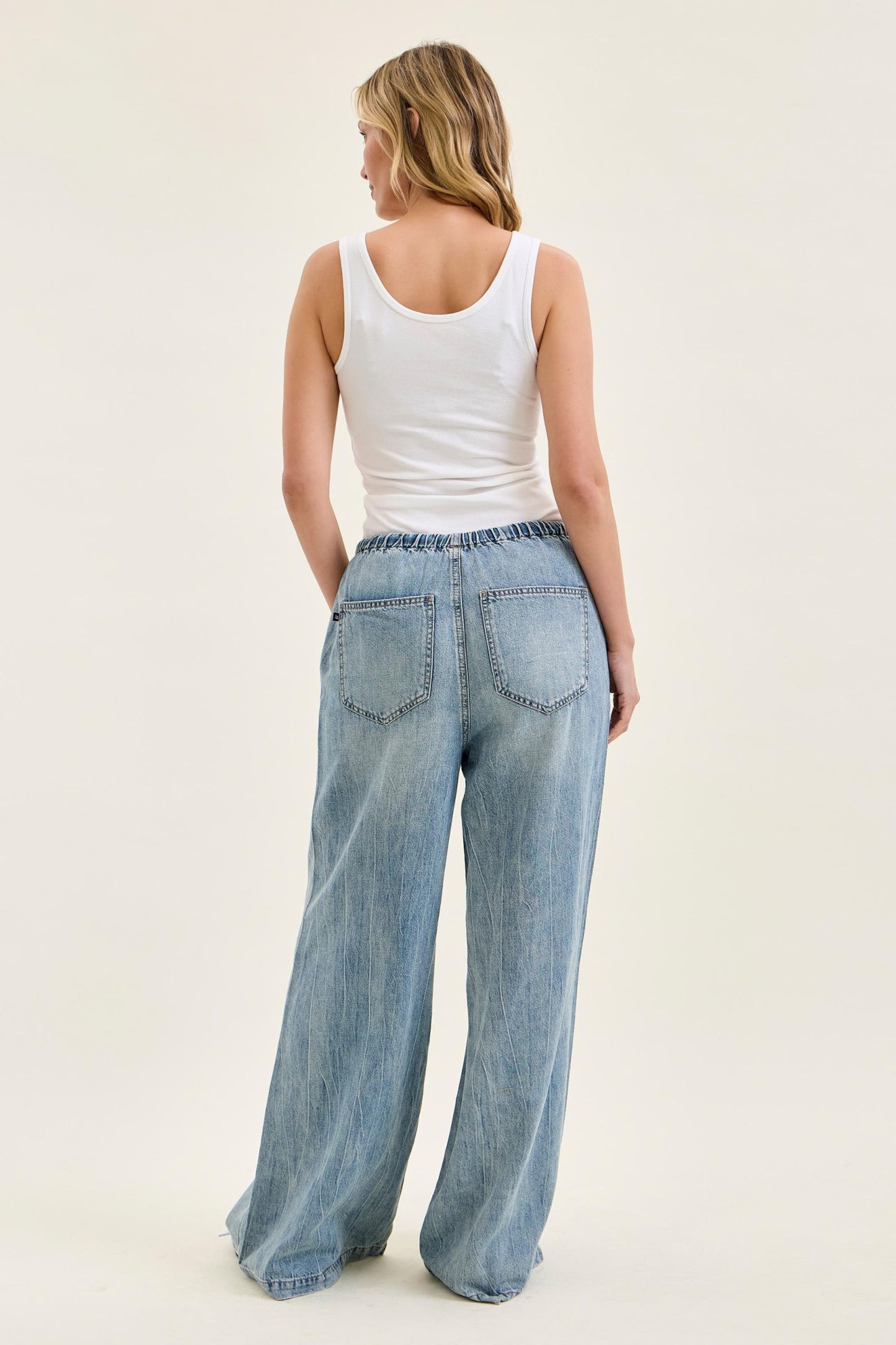 Palazzo Featherweight w/ Drawcord Judy Blue