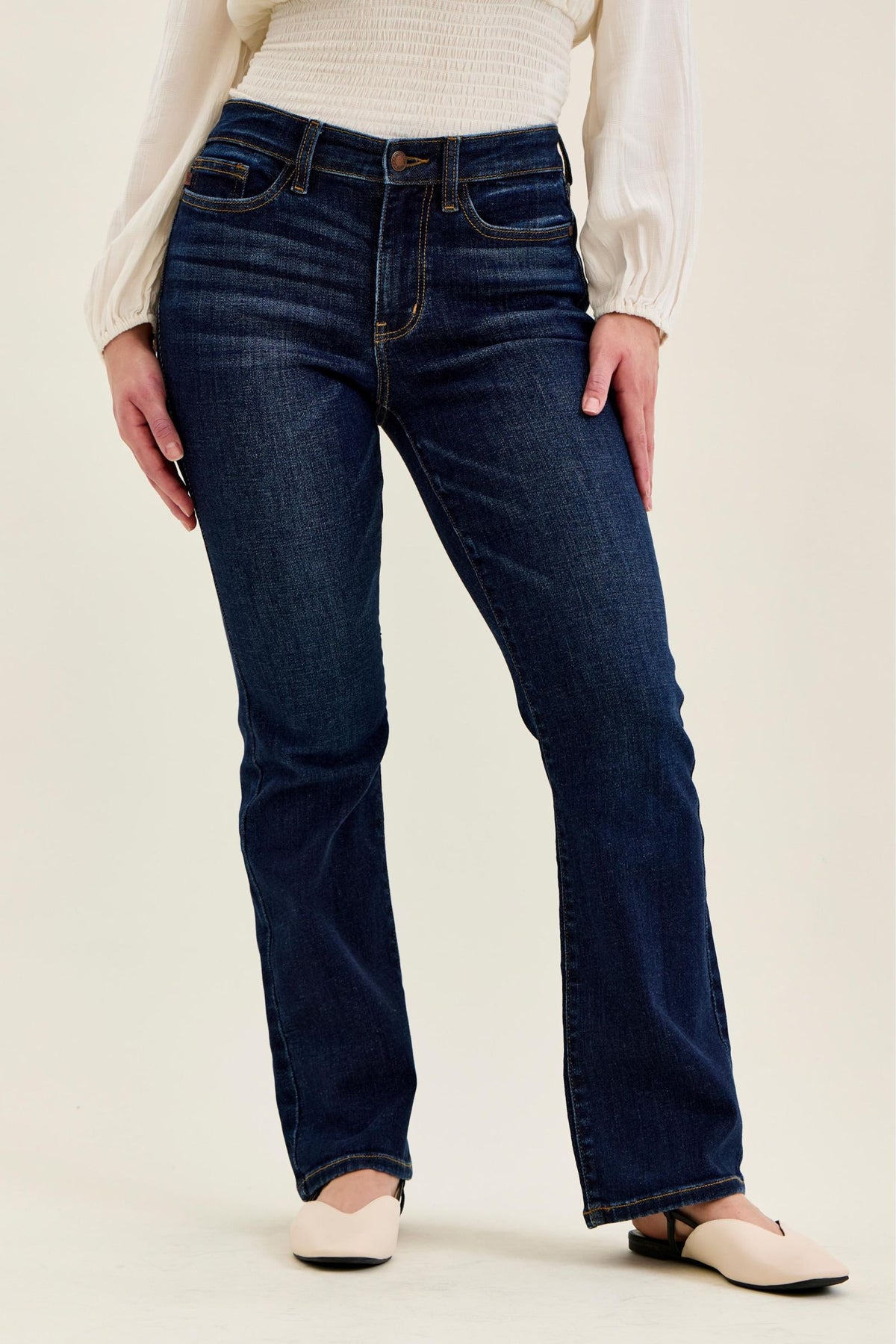 Petite Dark Wash Bootcut Judy Blue