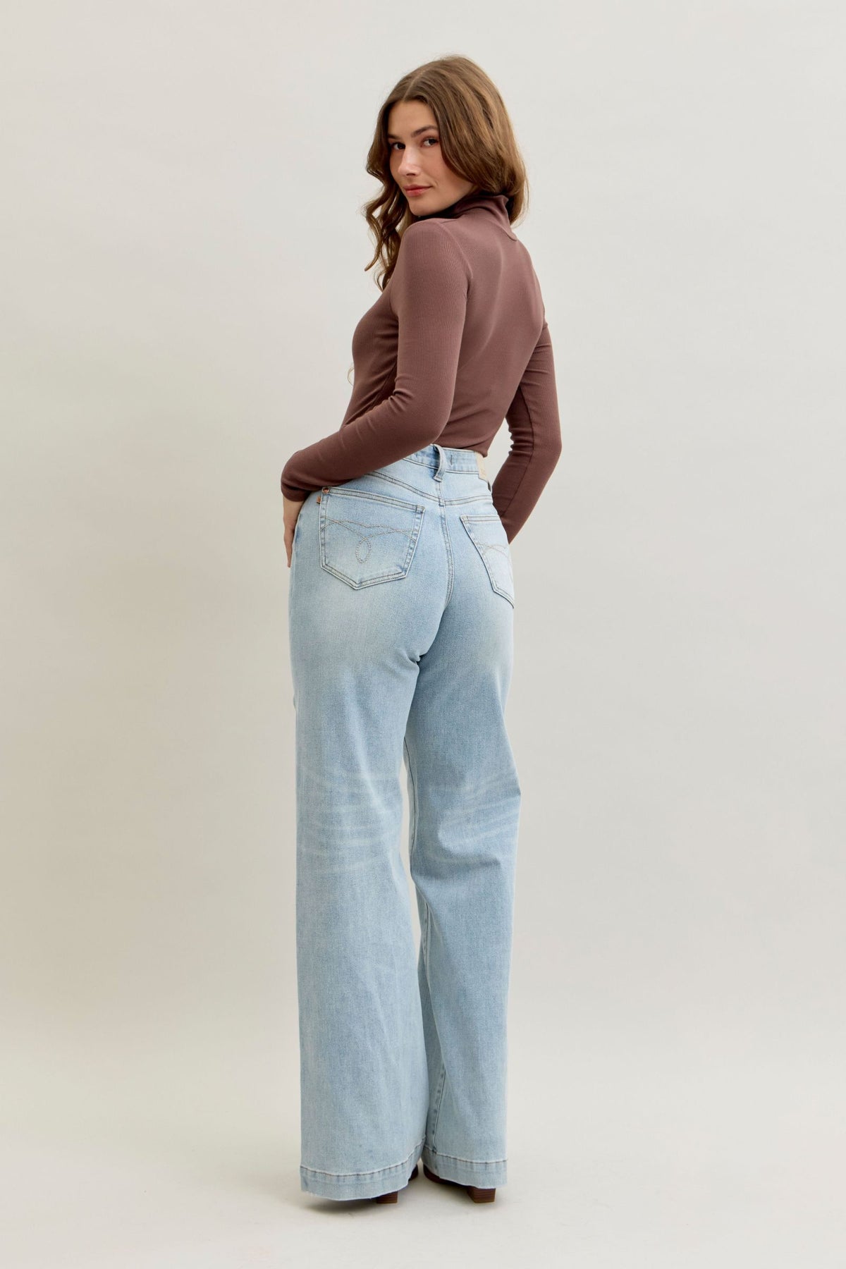 Retro Wide Criss-Cross Judy Blue
